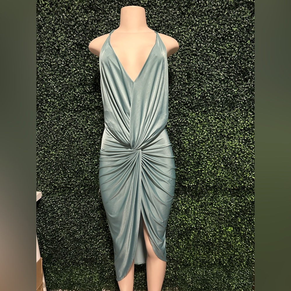 Soft Teal Dress